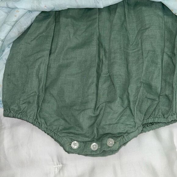 Well dressed wolf linen mermaid bubble dress sz 3t wdw - Picture 5 of 5